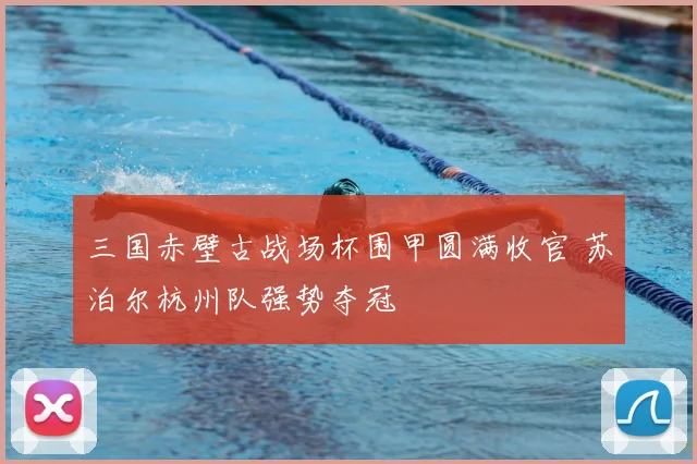 三国赤壁古战场杯围甲圆满收官 苏泊尔杭州队强势夺冠